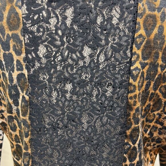 Long sleeve tunic, leopard print size large - Picture 6 of 9